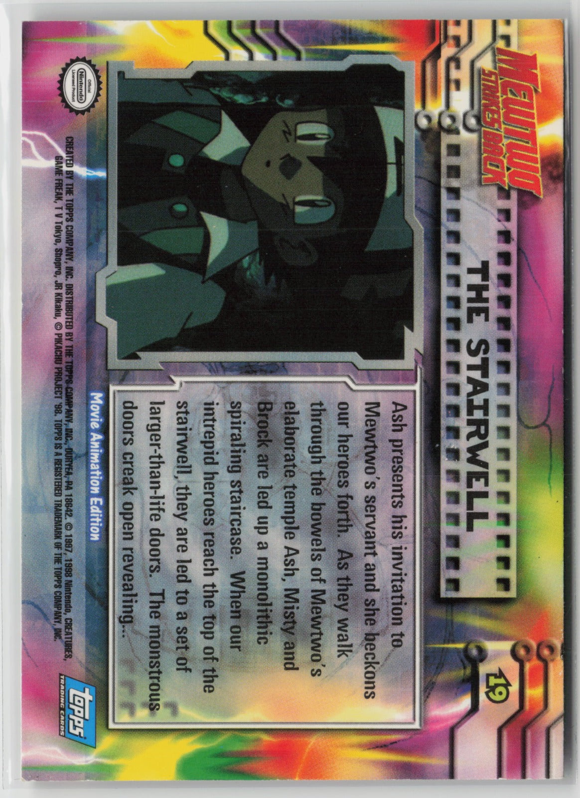The Stairwell Mewtwo Strikes Back #19 NM (Back)