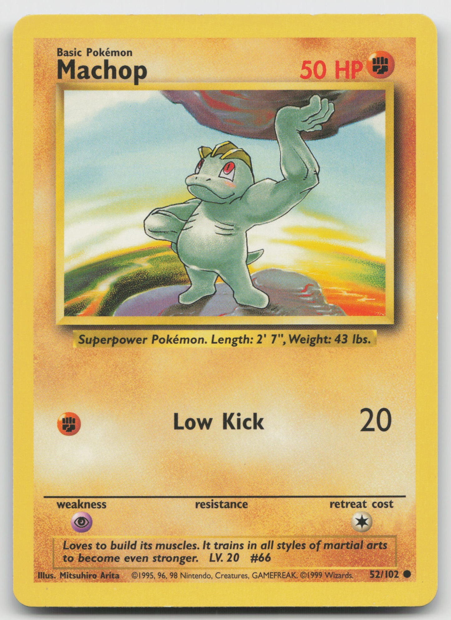 Machop Common Normal BS 052/102 LP