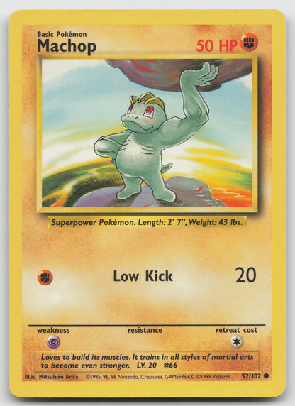 Machop Common Normal BS 052/102 LP