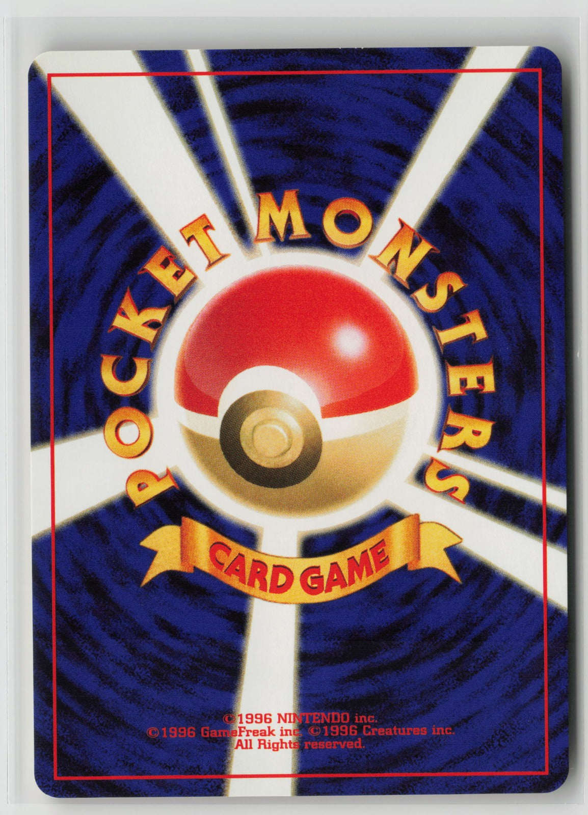 Giovanni's Pinsir Rare NM (Back)