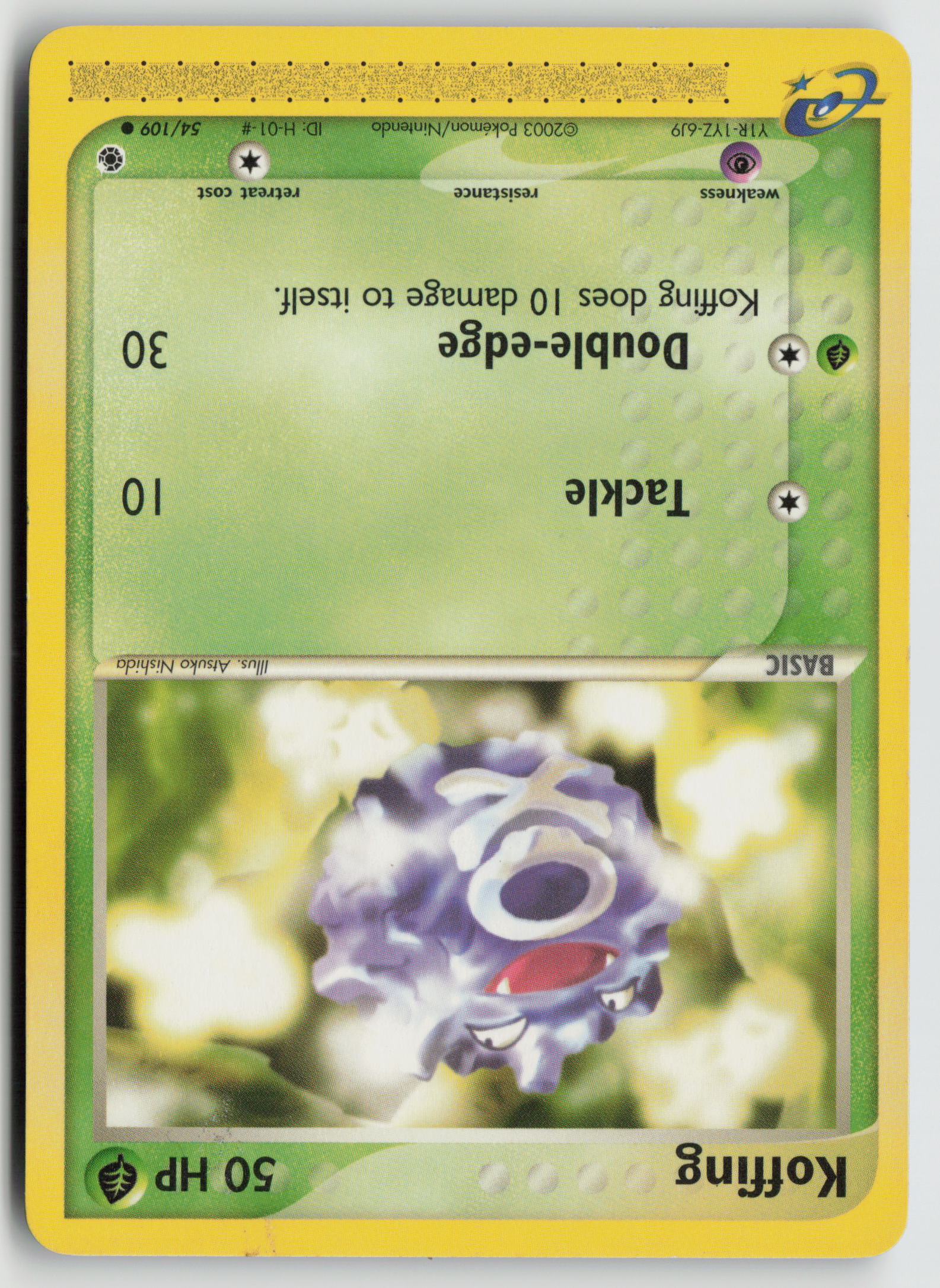 Koffing Common Ruby and Sapphire 54/109 MP