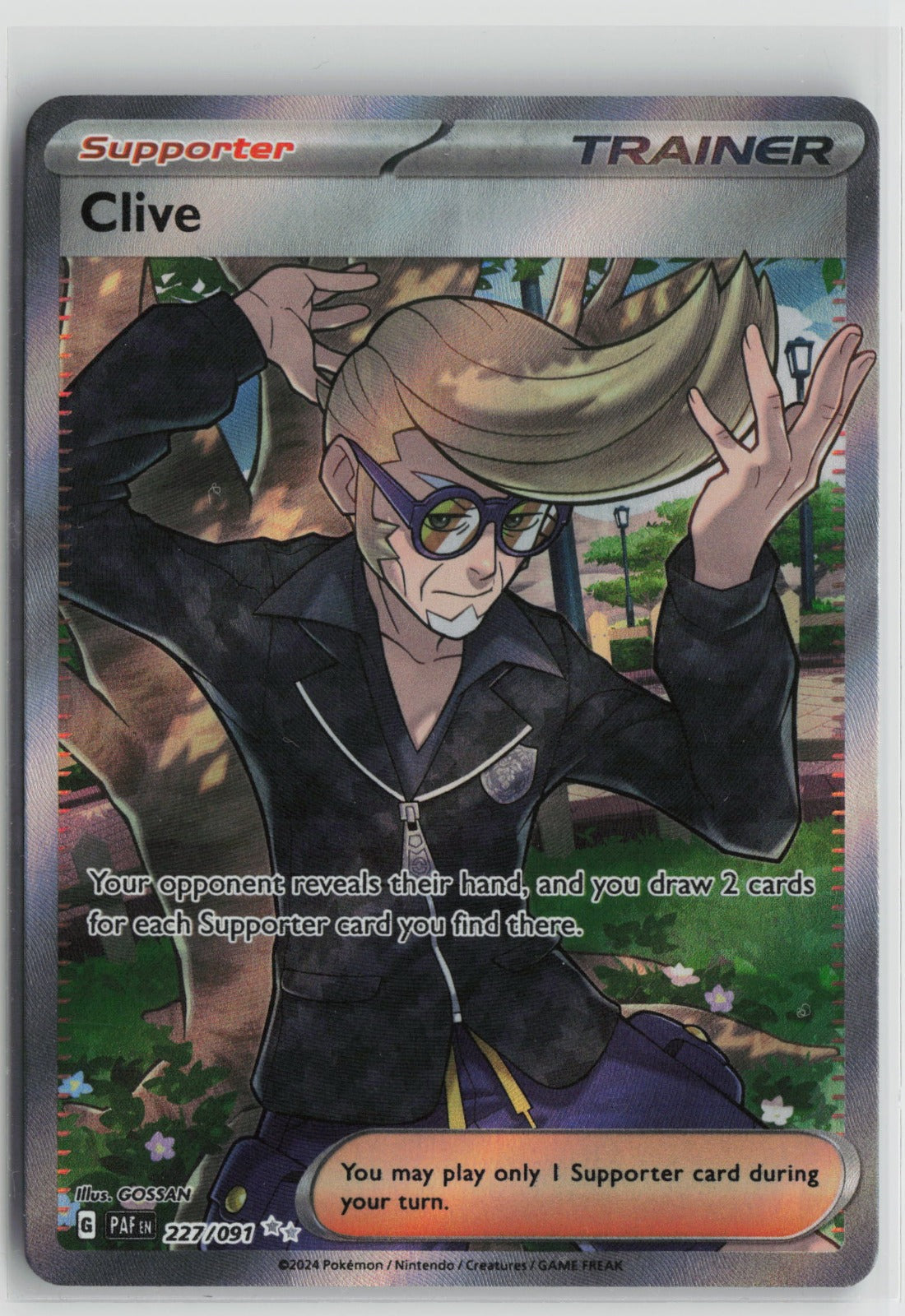 Clive - Ultra Rare Holo PAF 227/091 NM