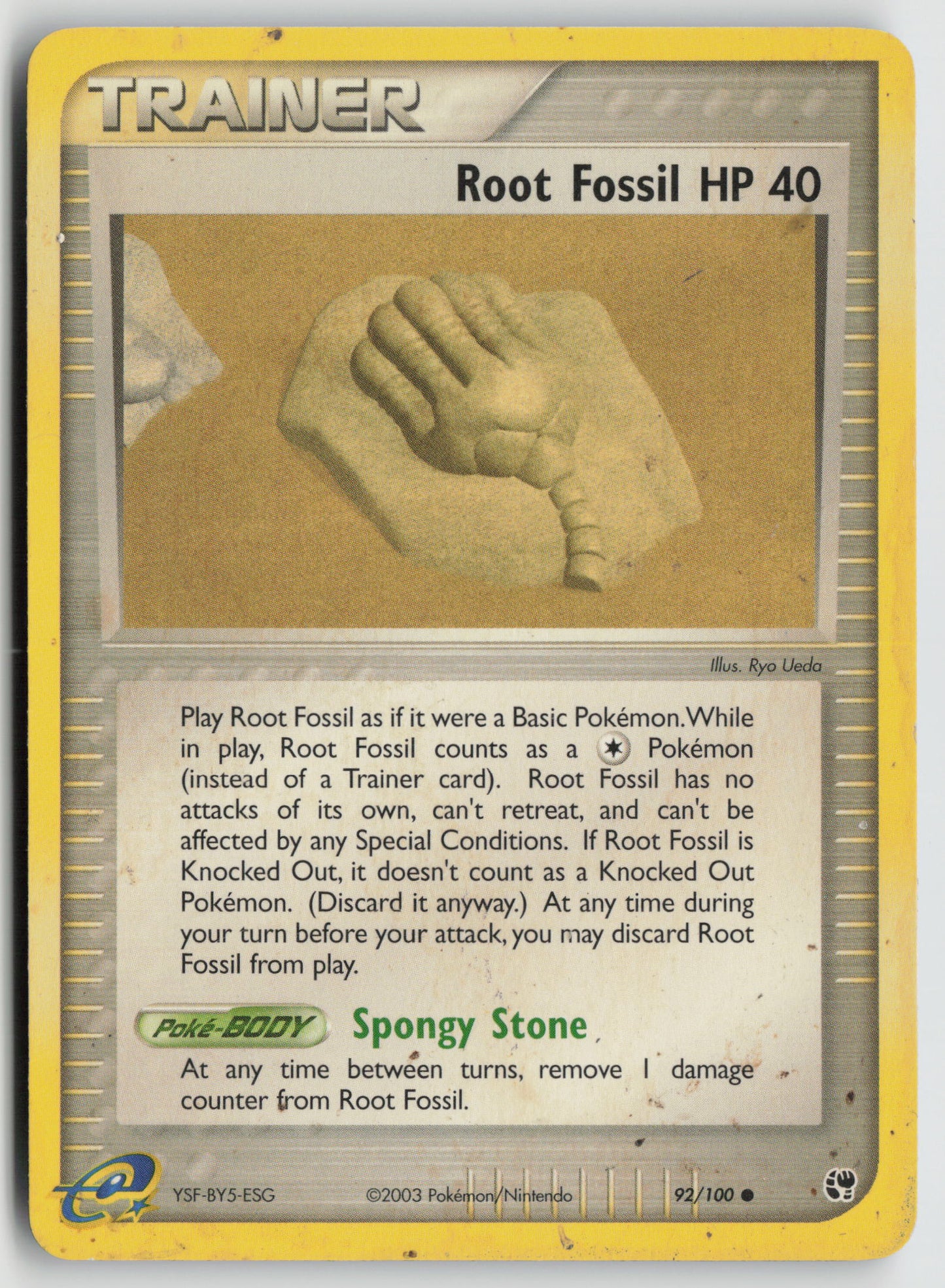 Root Fossil Common Sandstorm 92/100 DMG