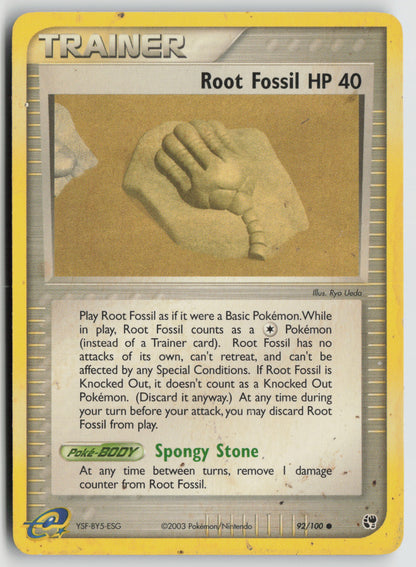 Root Fossil Common Sandstorm 92/100 DMG