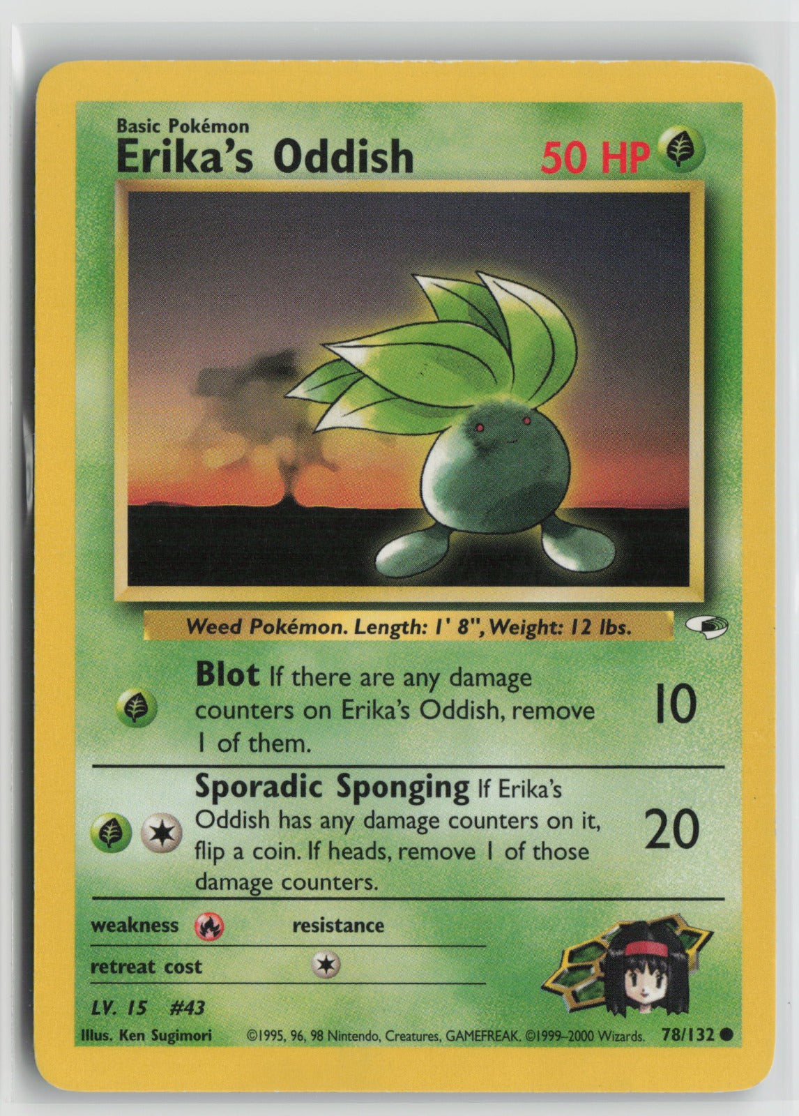 Erika's Oddish (78) Common Unlimited G1 078/132 MP