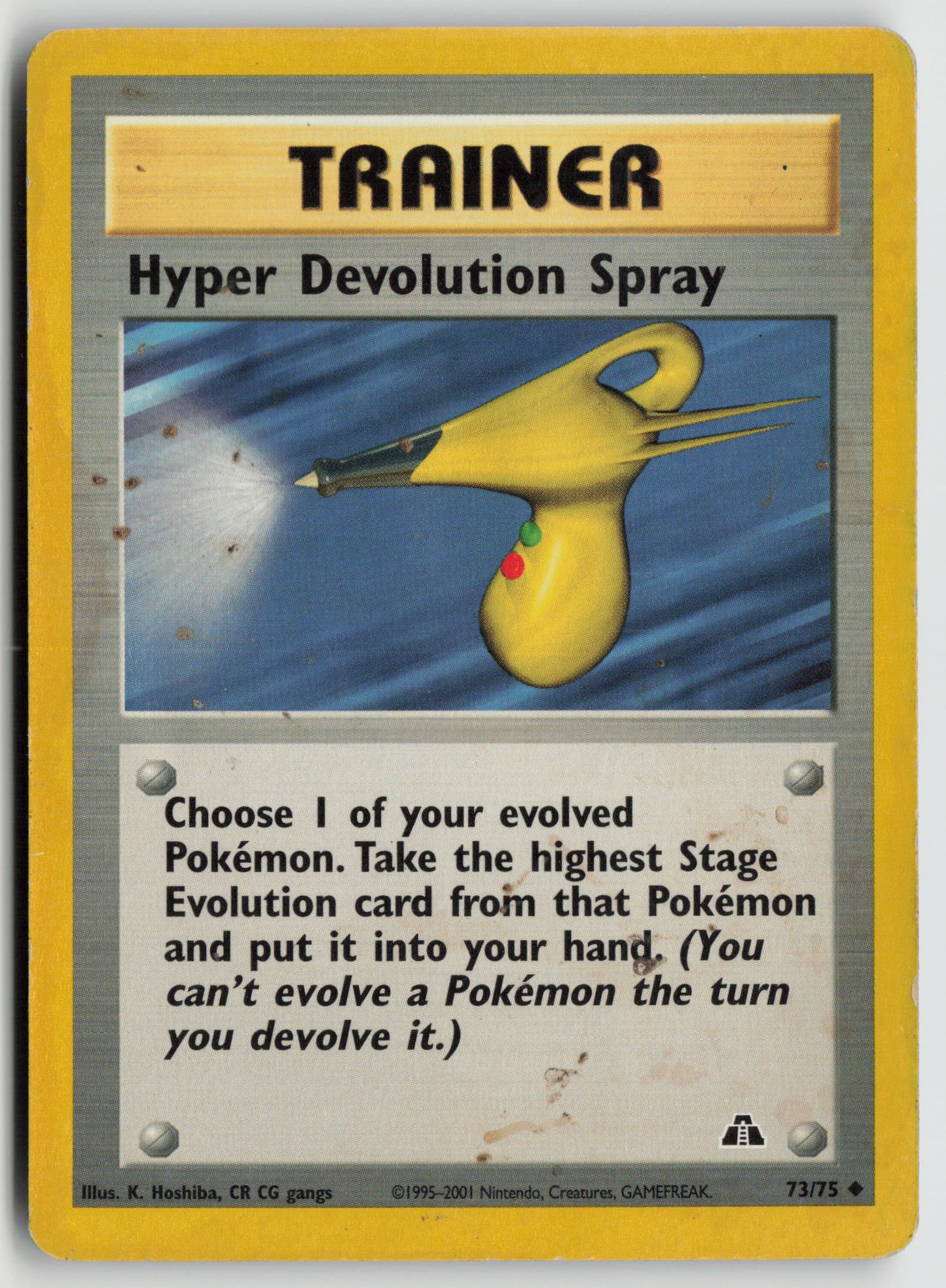 Hyper Devolution Spray Uncommon Neo Discovery 73/75 DMG