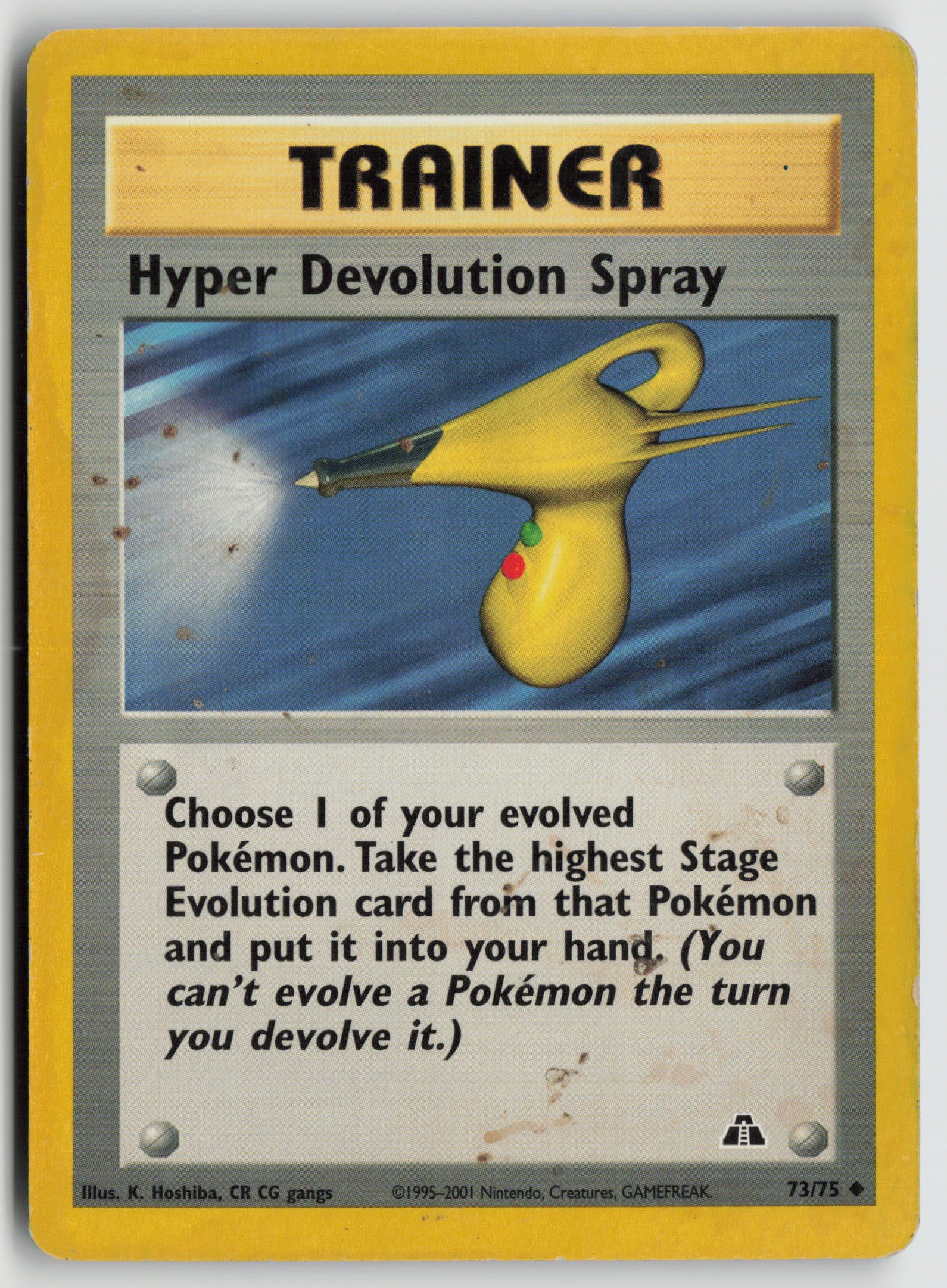 Hyper Devolution Spray Uncommon Neo Discovery 73/75 DMG