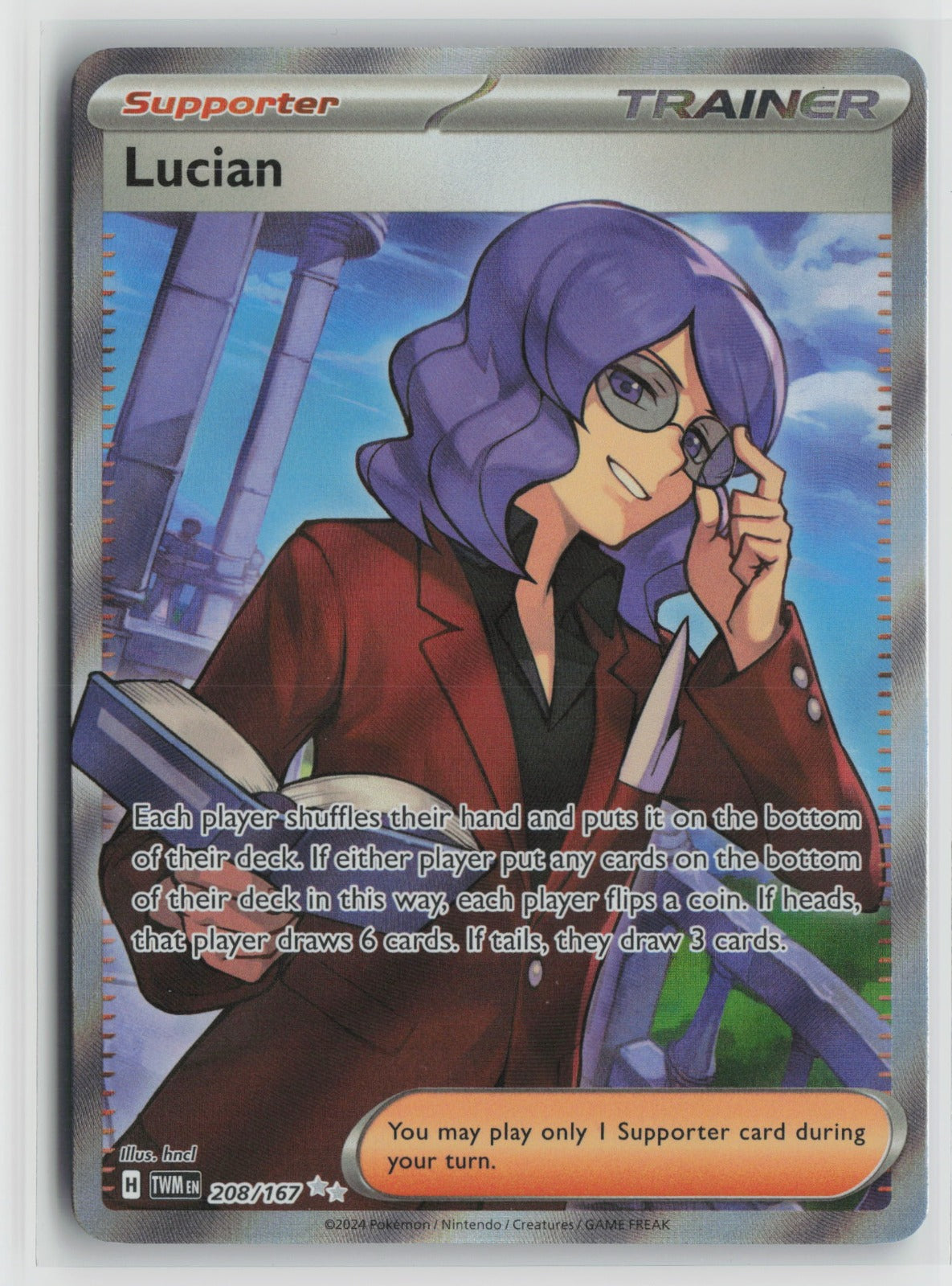 Lucian Ultra Rare Holo TWM 208/167 NM