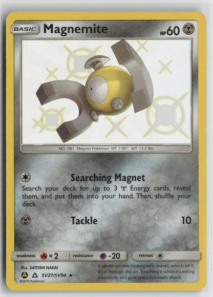 Magnemite Shiny Holo Rare Holo HIF:SV SV27/SV94 NM- D