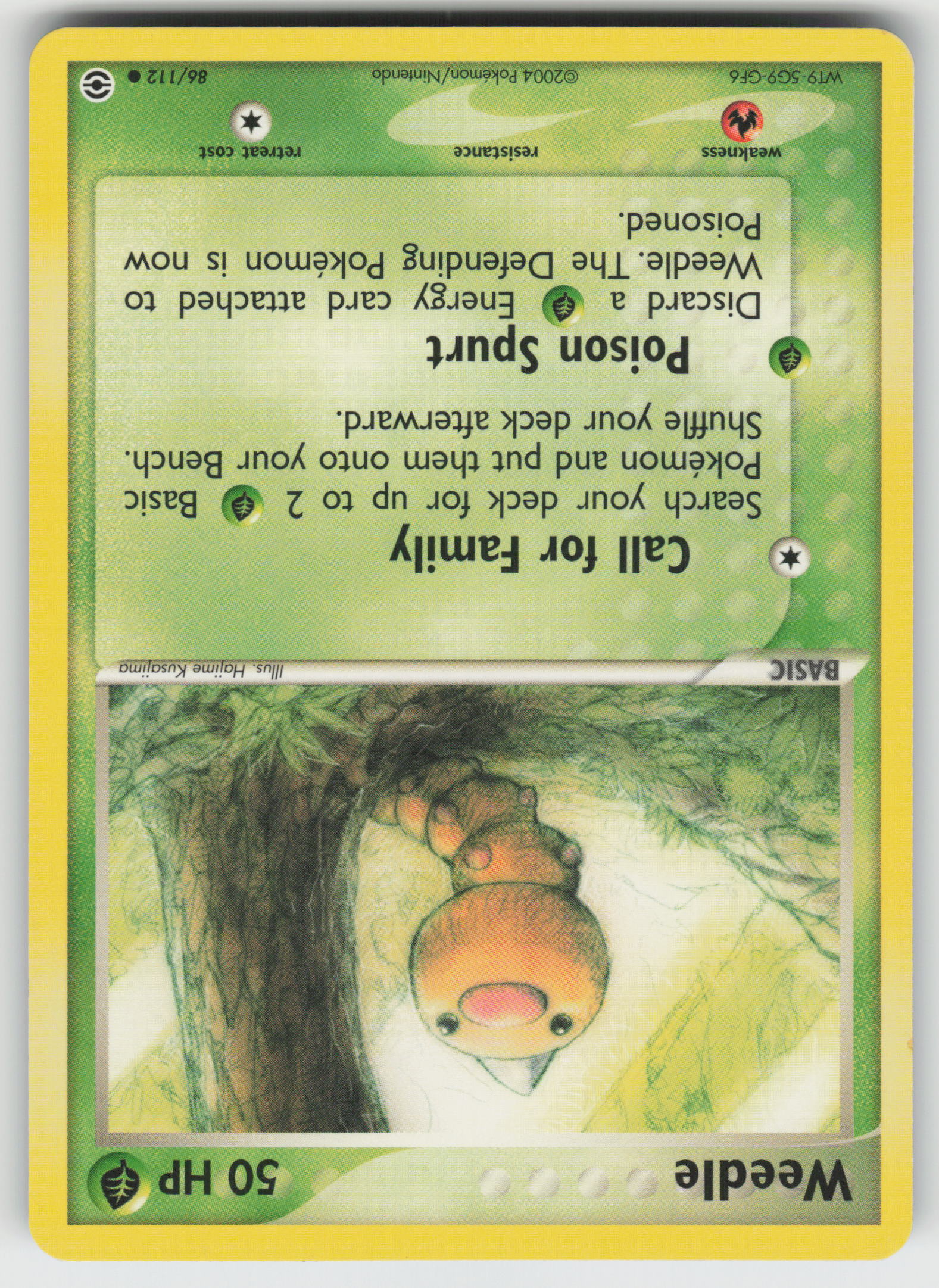 Weedle Common FireRed & LeafGreen 86/112 LP