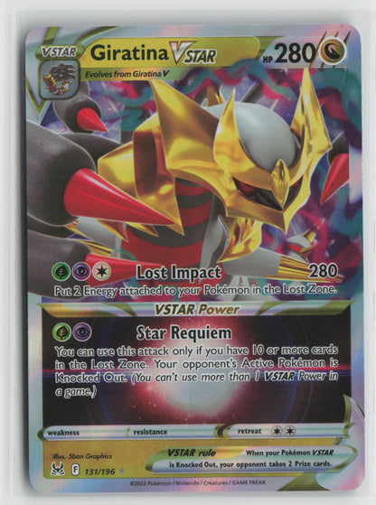 Giratina VSTAR Ultra Rare Holo SWSH11 131/196 NM