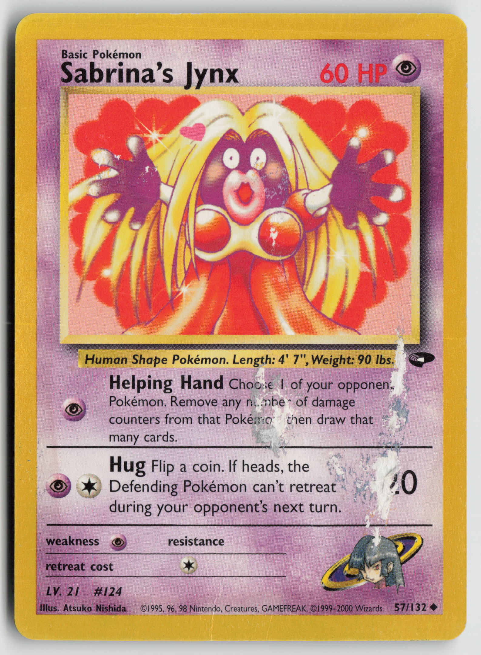 Sabrina's Jynx Uncommon Gym Challenge 057/132 DMG