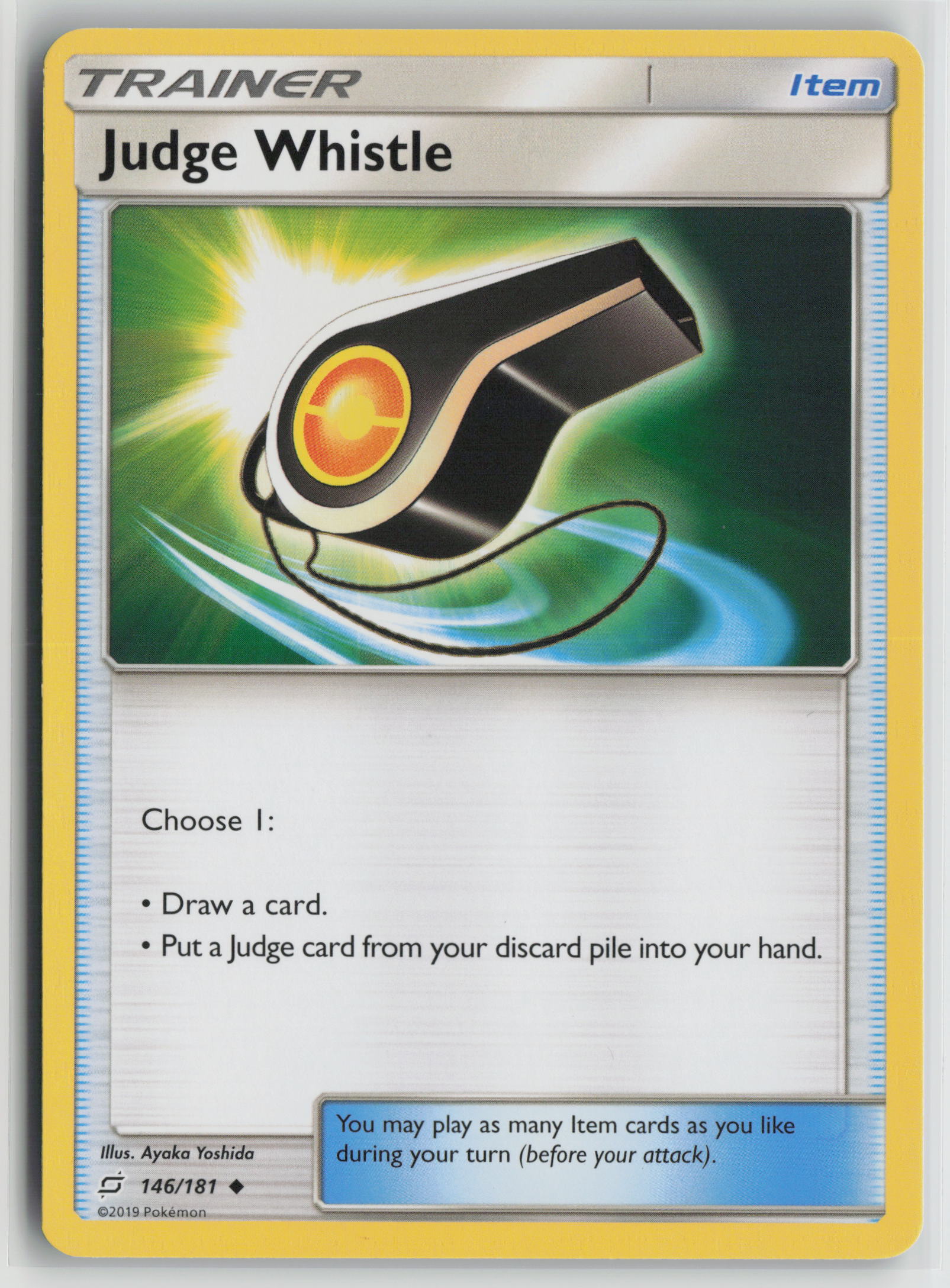 Judge Whistle Uncommon SM - Team Up 146/181 NM