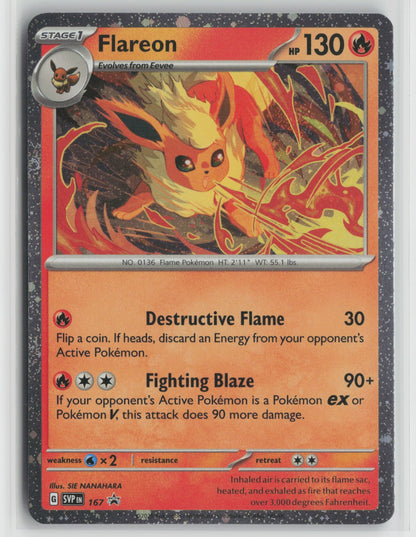 Flareon - (Cosmos Holo) Promo Holo SVP 167 NM