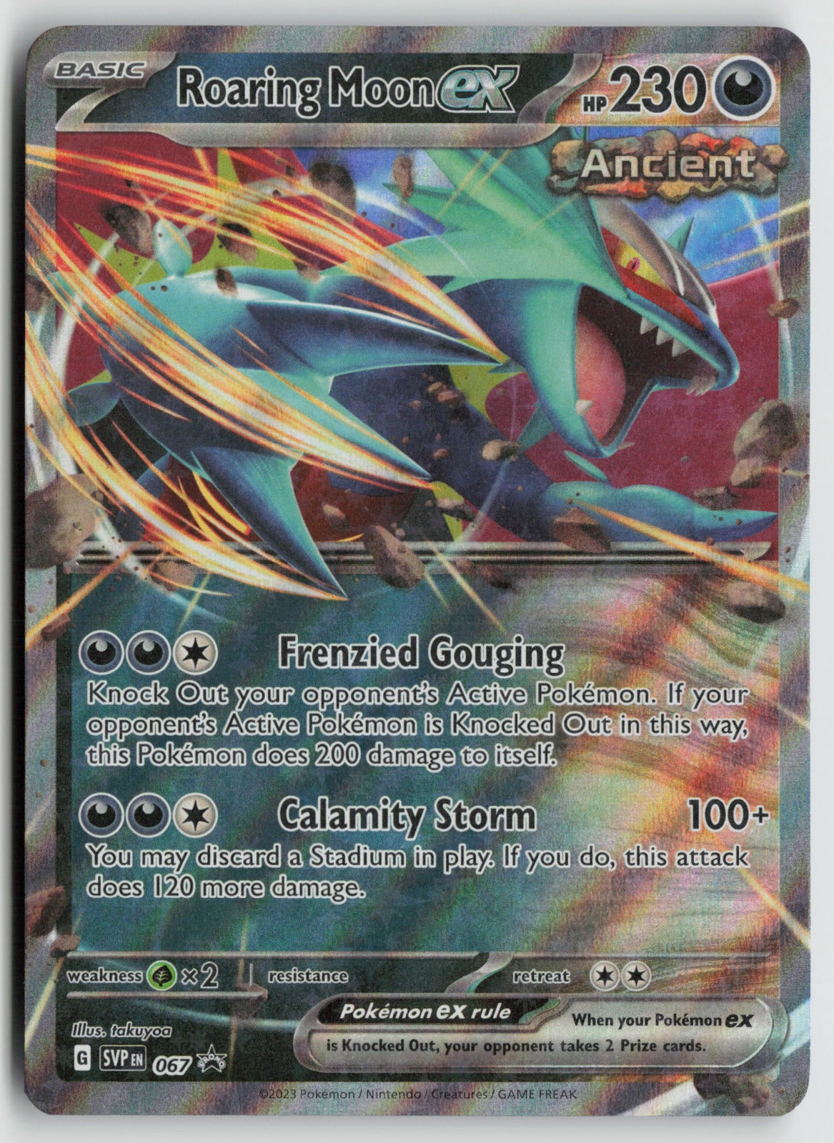 Roaring Moon ex Promo Holo SVP 067 NM