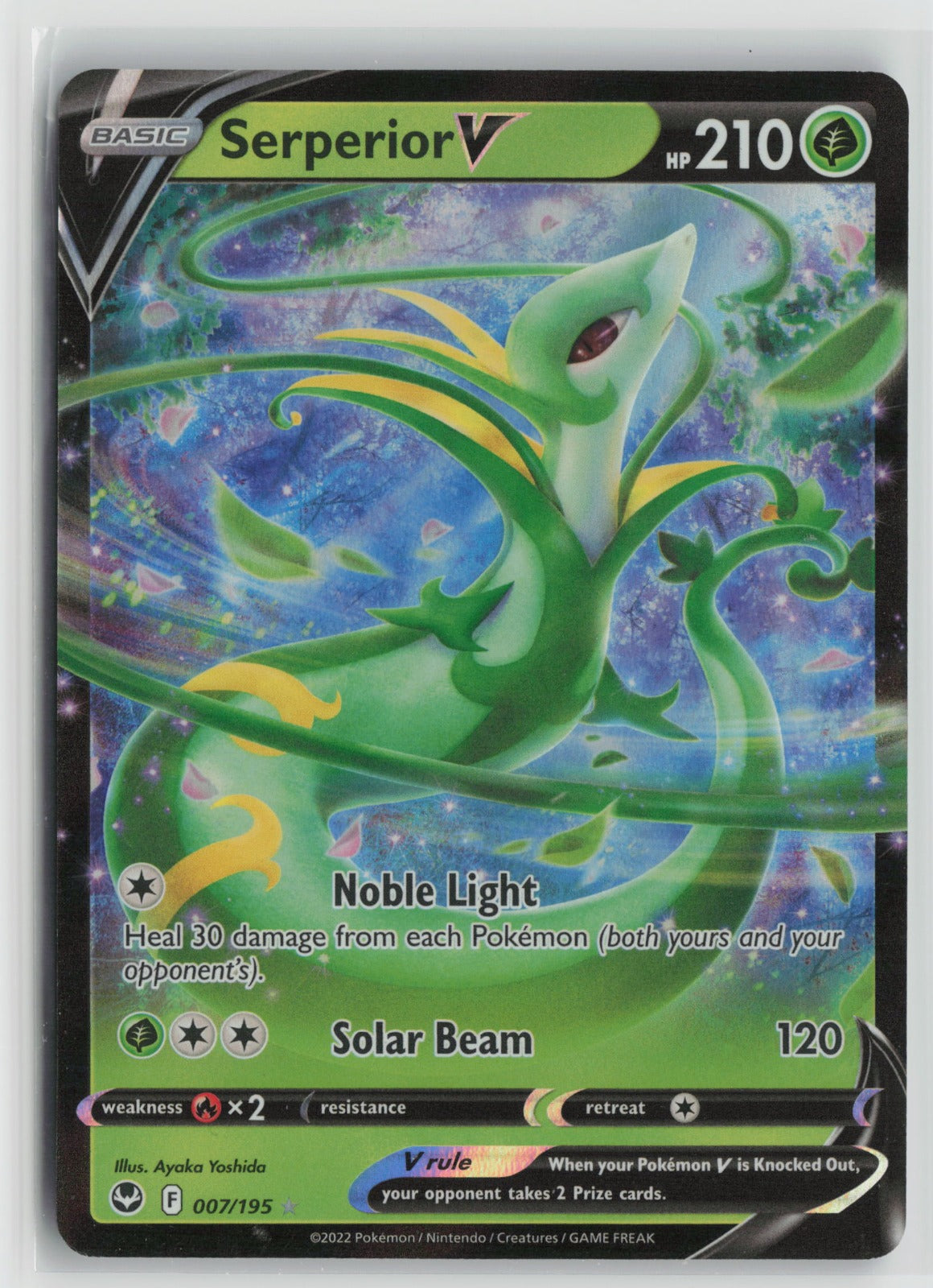 Serperior V Ultra Rare Holo SWSH12 007/195 NM