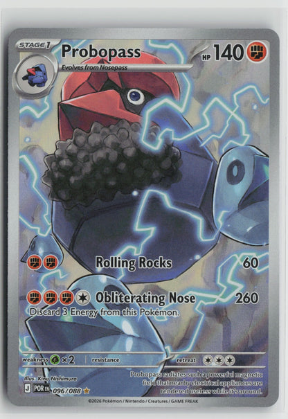 Probopass Illustration Rare Holo POR 096/088 NM