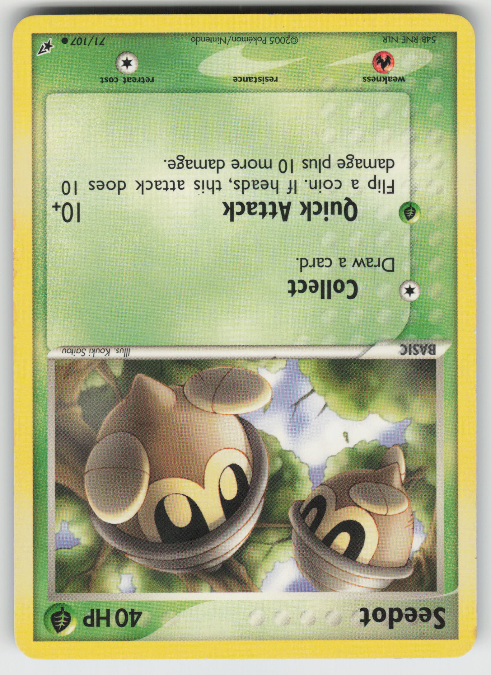 Seedot Common Deoxys 71/107 LP