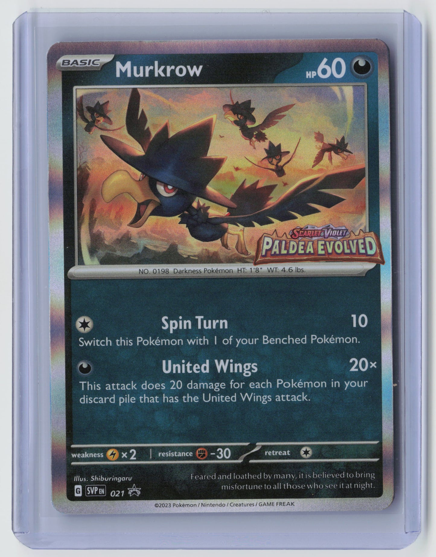 Murkrow - (Prerelease) Promo SV: Scarlet & Violet Promo Cards 021 NM