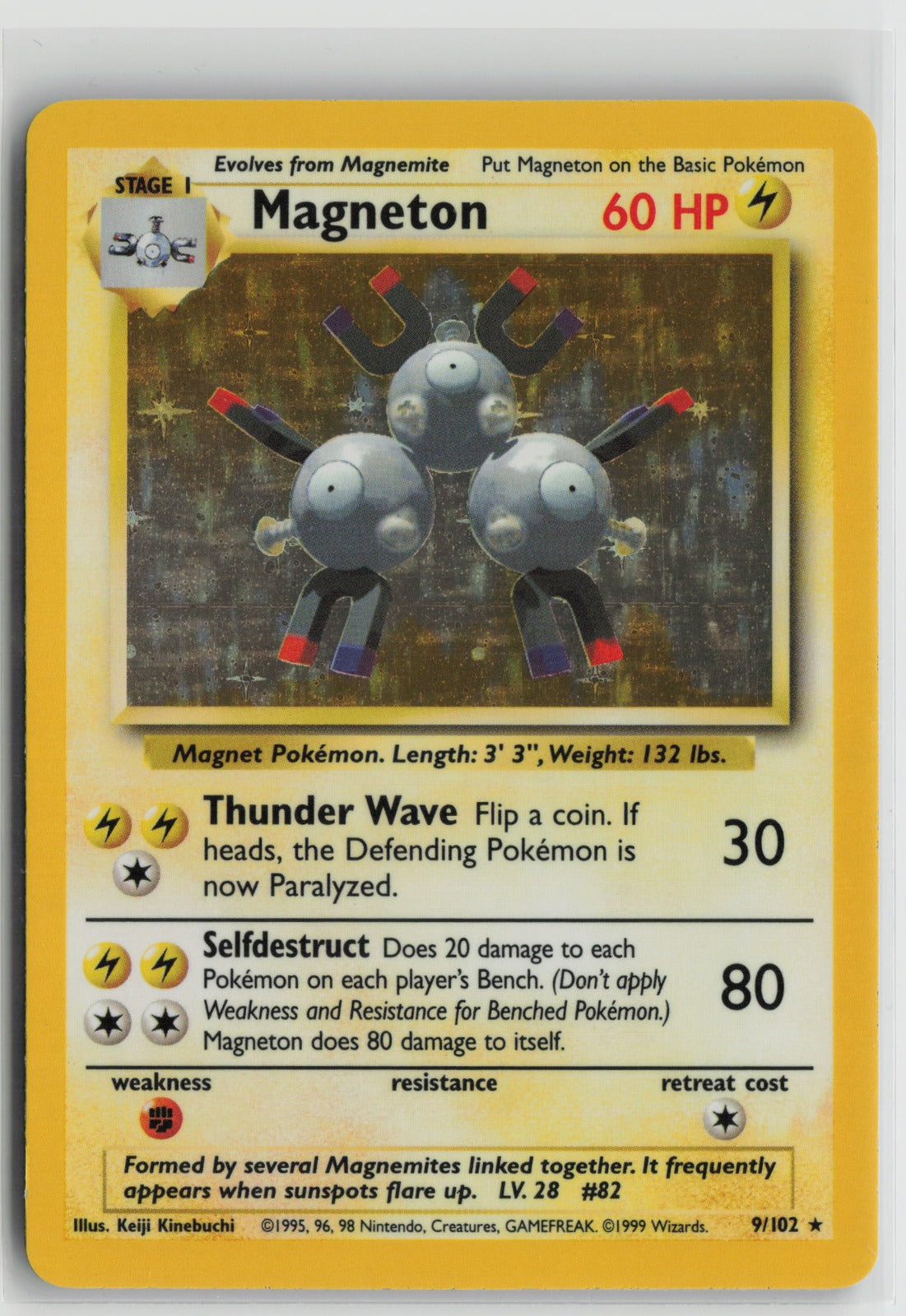 Magneton Holo Rare BS 009/102 LP