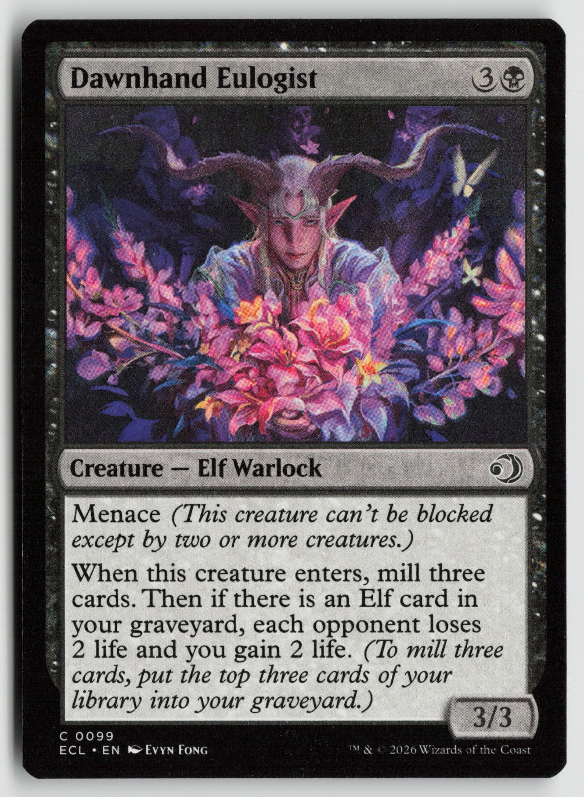 Dawnhand Eulogist C ECL 99 NM