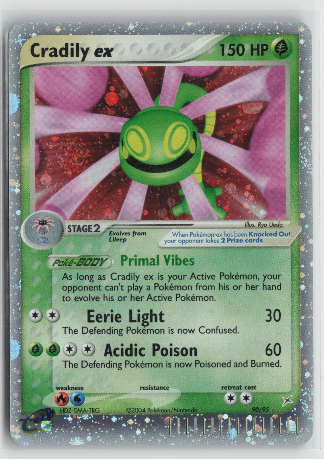 Cradily ex Ultra Rare Holo MA 90/95 NM - SWIRL