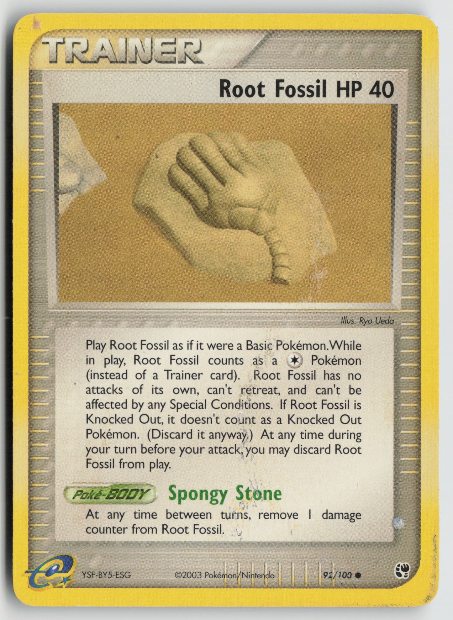 Root Fossil Common Sandstorm 92/100 DMG
