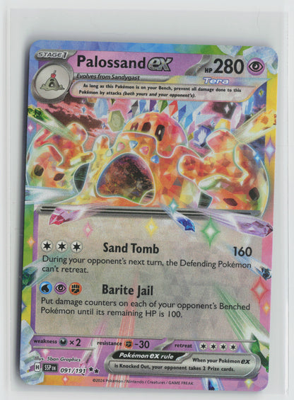 Palossand ex - Double Rare SV08: Surging Sparks 091/191 NM