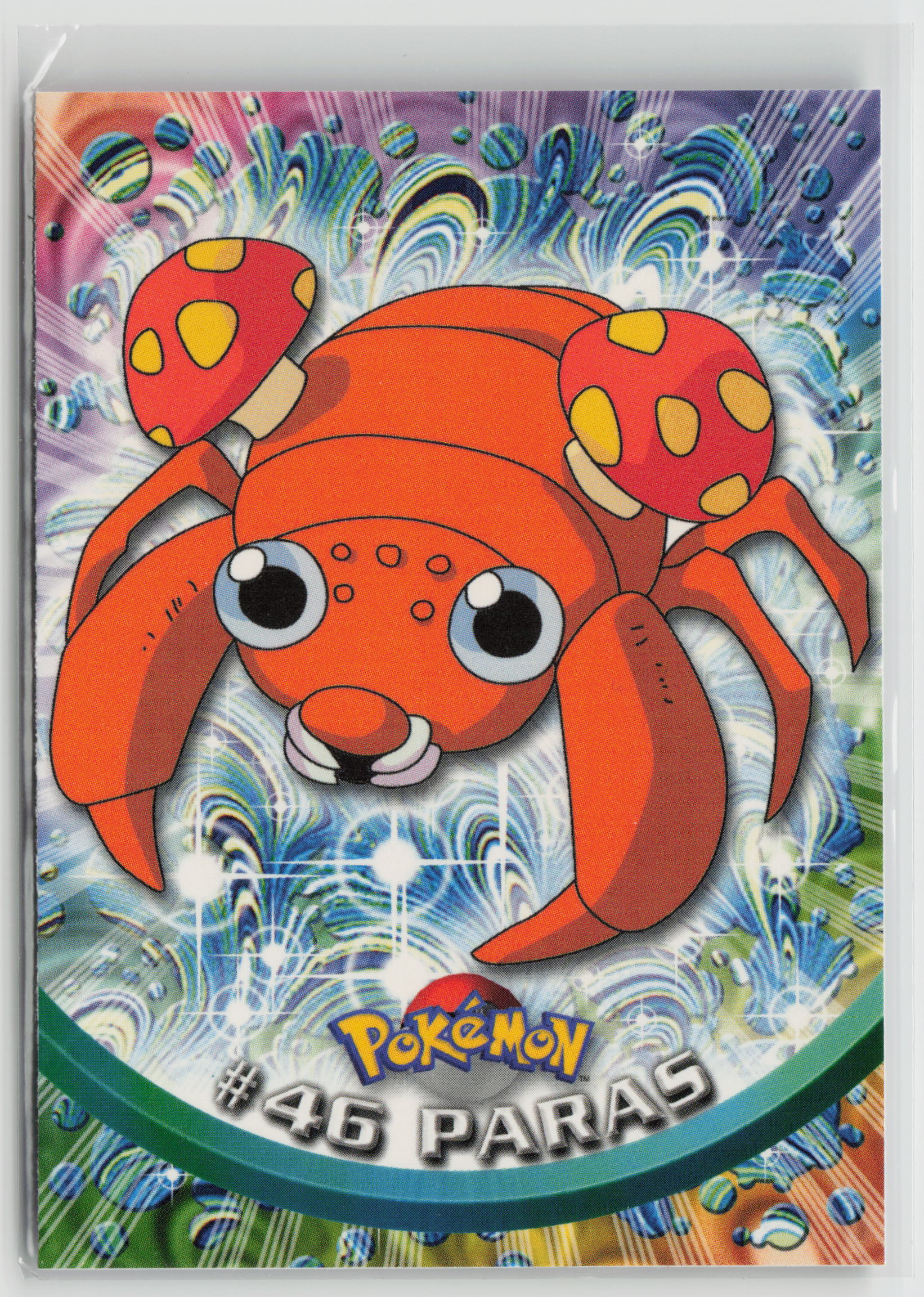 Paras #46 Topps TV Animation Series 1999 Non-Holo NM