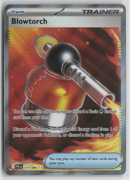Blowtorch - Ultra Rare Holo PFL 117/094 NM