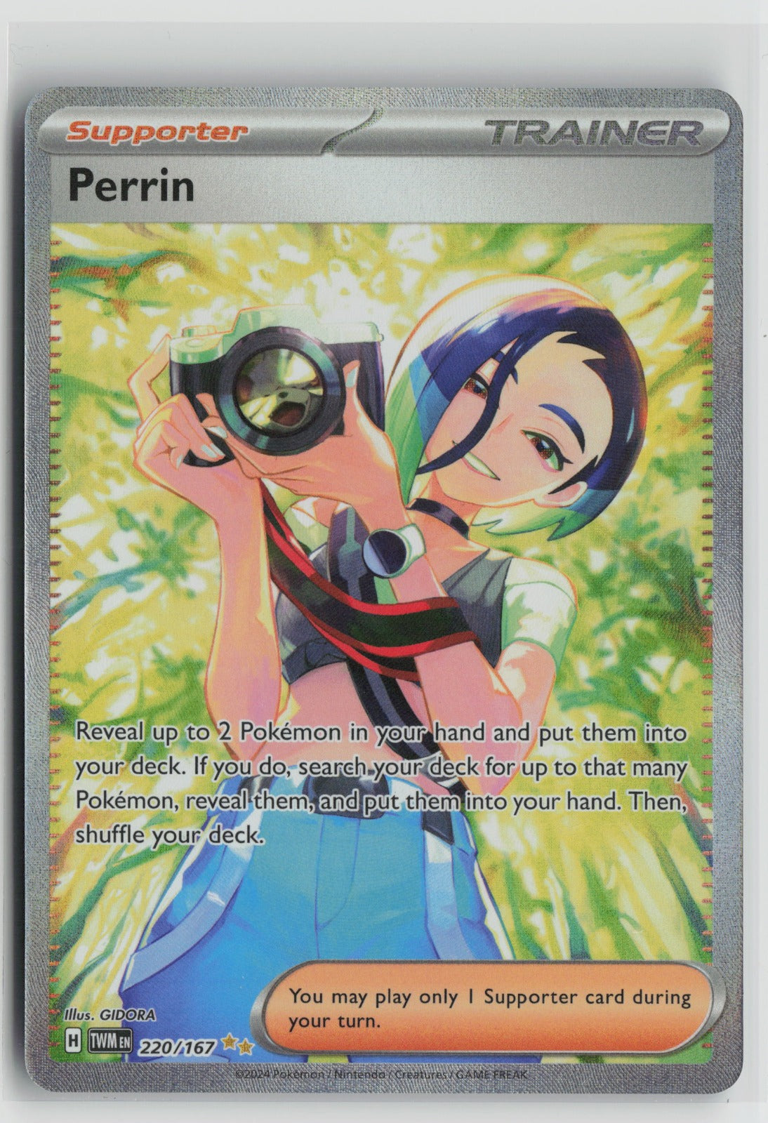 Perrin - Special Illustration Rare Holo TWM 220/167 NM