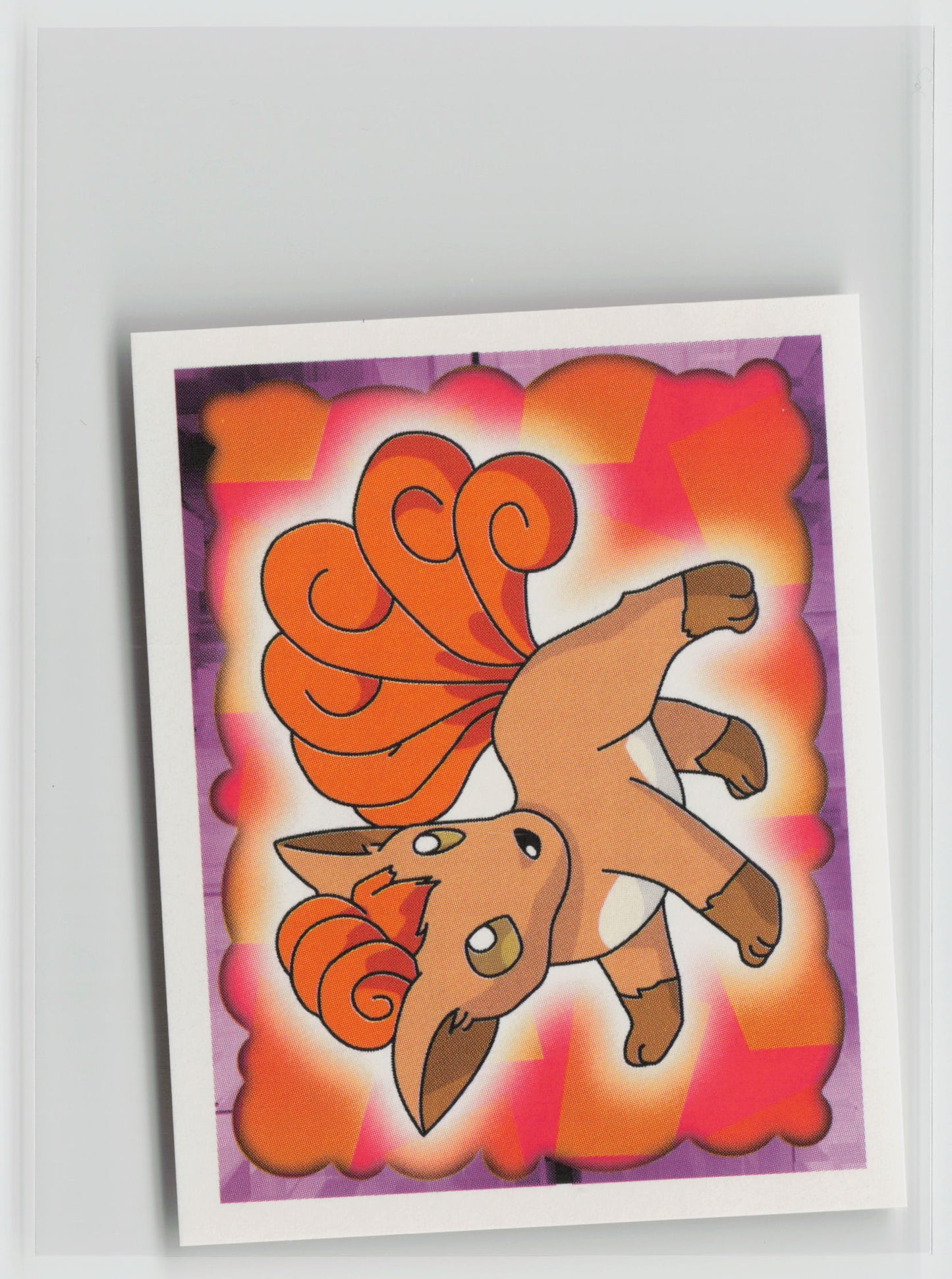 Vulpix - Merlin Topps Sticker 1999 #37 NM
