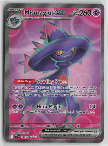 Mismagius ex - Ultra Rare Holo PFL 112/094 NM