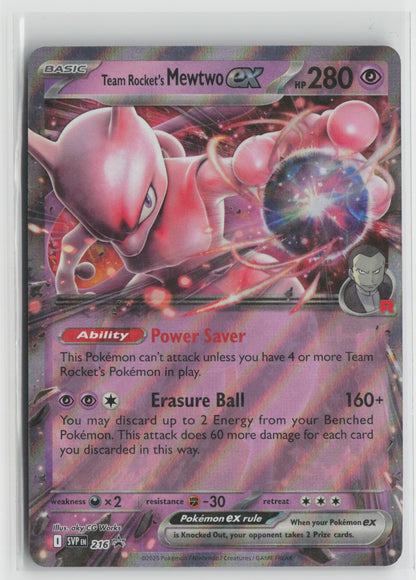 Team Rocket's Mewtwo ex - Promo Holo SVP 216 NM
