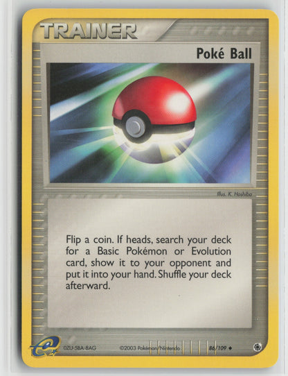 Poke Ball Uncommon RS 86/109 LP