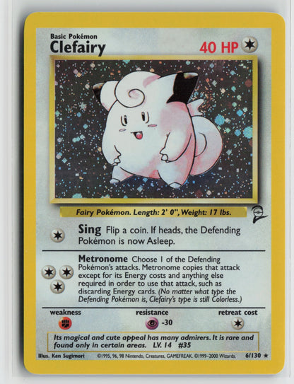 Clefairy Holo Rare BS2 006/130 LP