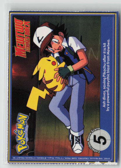 Poliwrath #62 PokeTrivia Burger King Promo Card NM (Back)