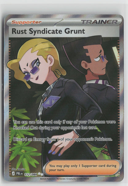 Rust Syndicate Grunt Ultra Rare Holo PBL 112/084 NM