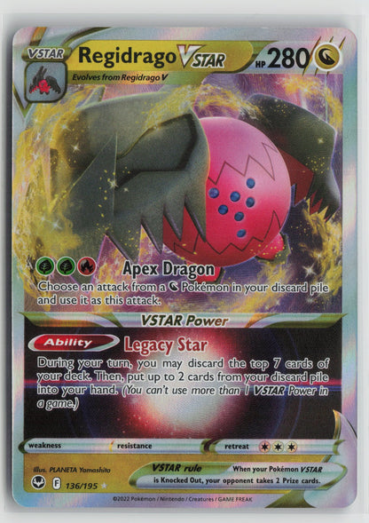 Regidrago VSTAR Ultra Rare Holo SWSH12 136/195 NM