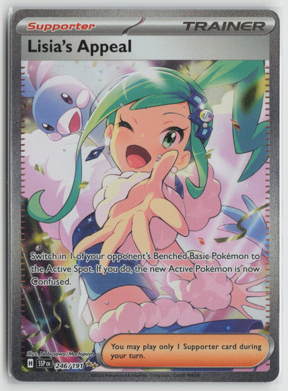 Lisia's Appeal Special Illustration Rare Holo SSP 246/191 NM