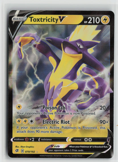 Toxtricity V Ultra Rare Holo SWSH02 070/192 NM