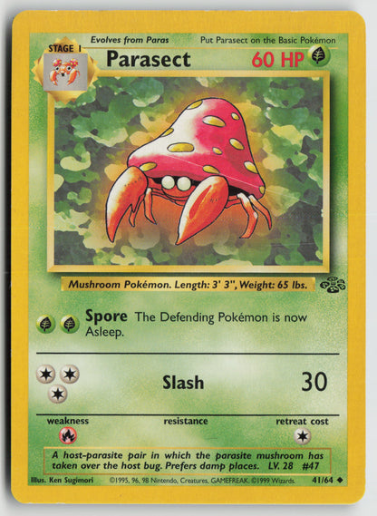 Parasect Uncommon Jungle 41/64 HP