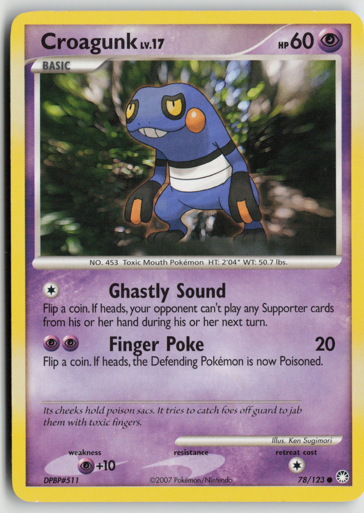 Croagunk Common Mysterious Treasures 78/123 LP