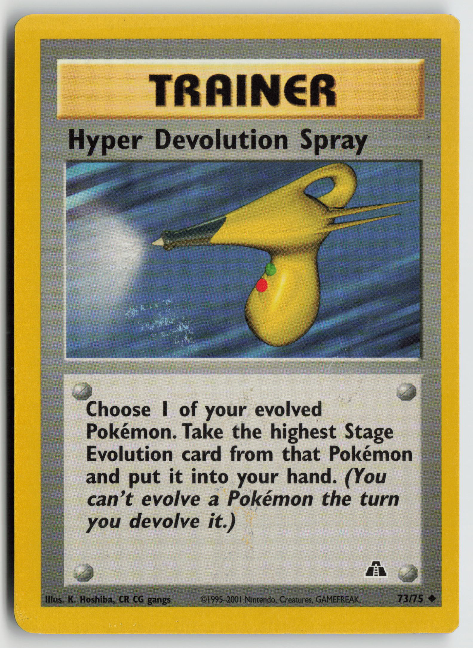 Hyper Devolution Spray Uncommon Neo Discovery 73/75 MP