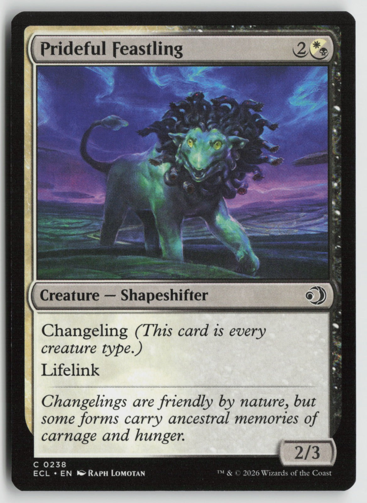 Prideful Feastling C ECL 238 NM
