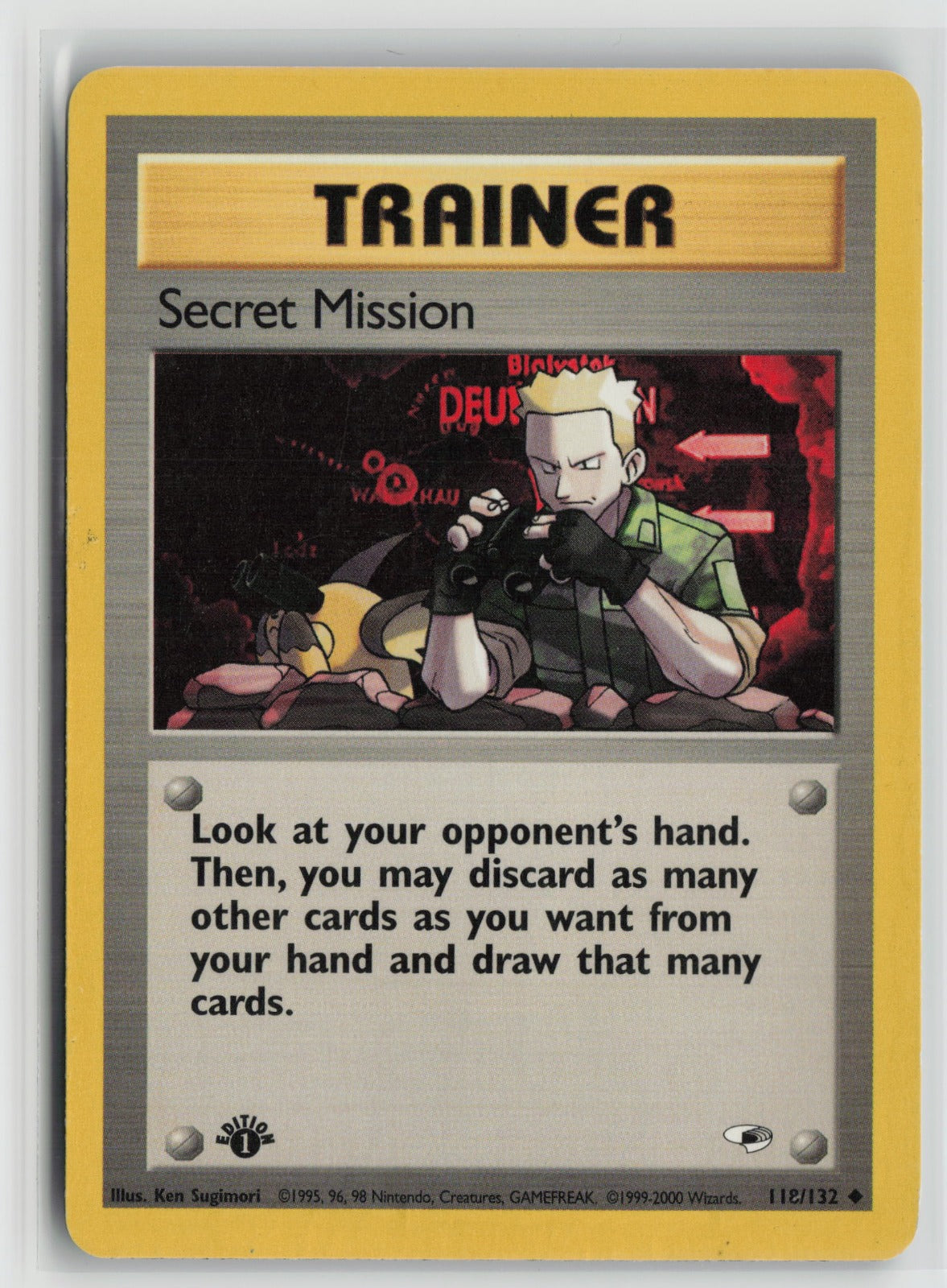 Secret Mission Uncommon 1st Edition G1 118/132 DMG