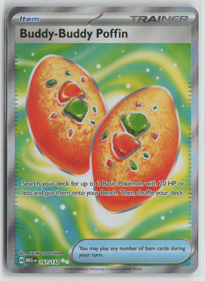 Buddy-Buddy Poffin Ultra Rare Holo MEG 167/132 NM