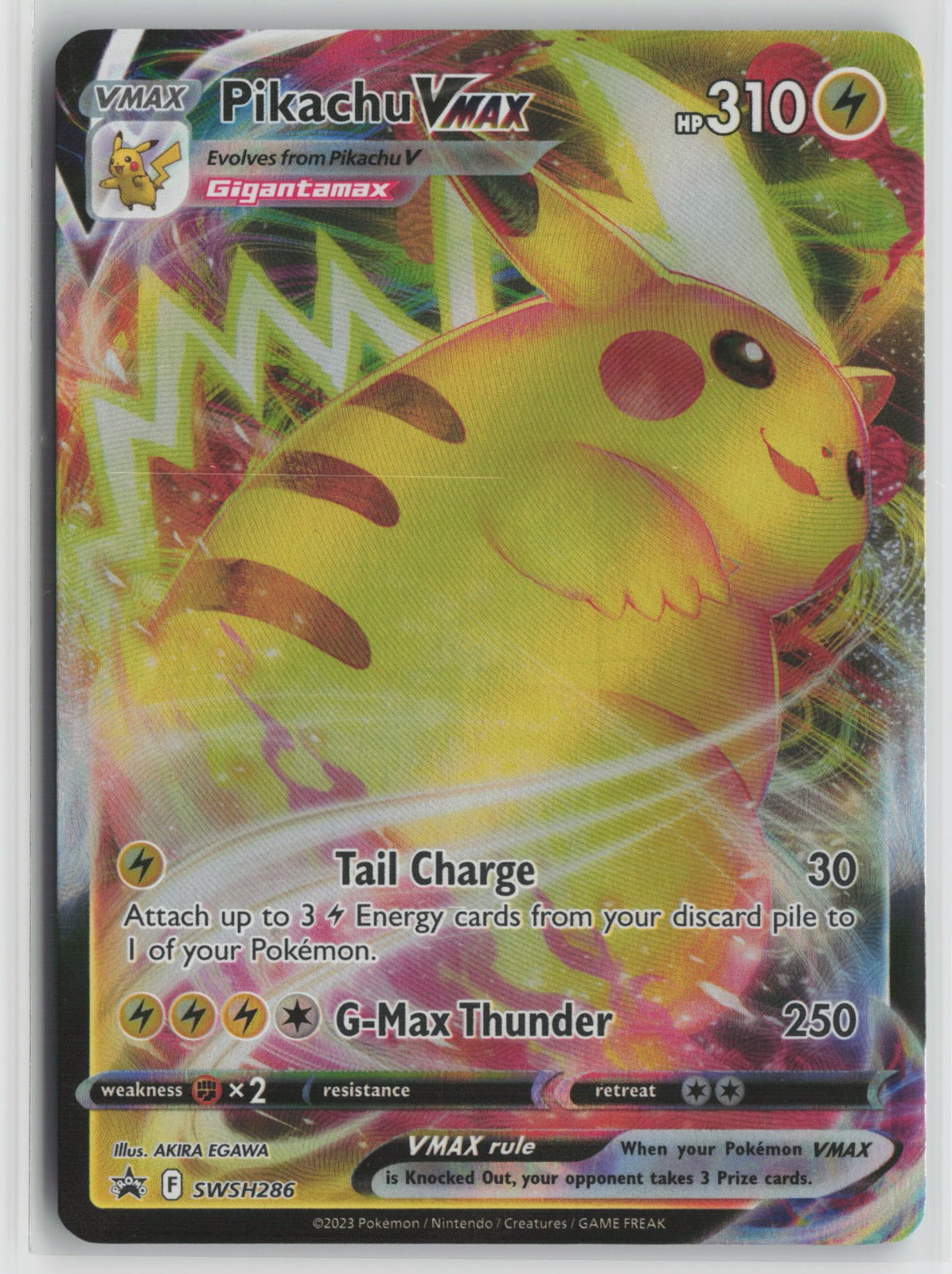 Pikachu VMAX Promo Holo SWSD SWSH286 NM