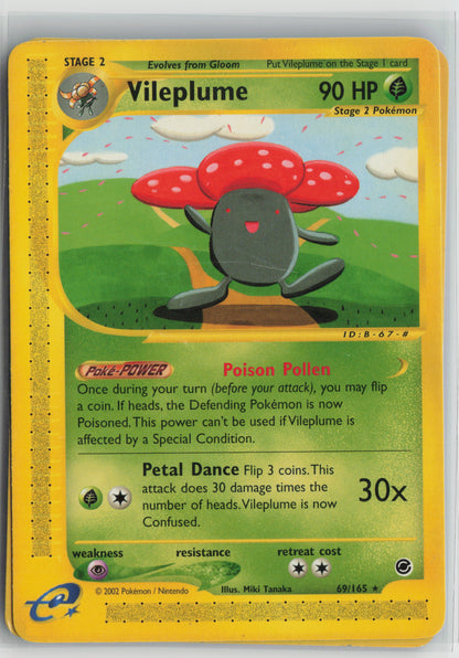 Vileplume (69) Rare Expedition 069/165 LP