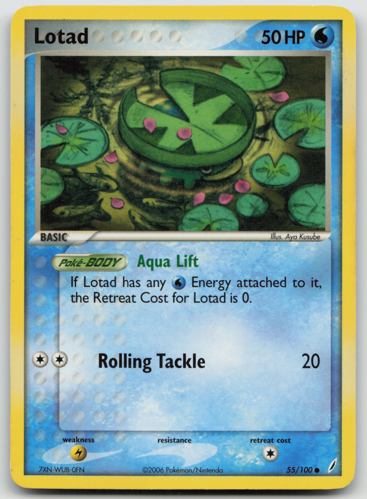 Lotad Common Normal CG 55/100 MP